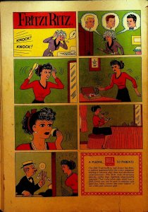 Fritzi Ritz 57 Dell Comics 1958 Peanuts Charlie Brown