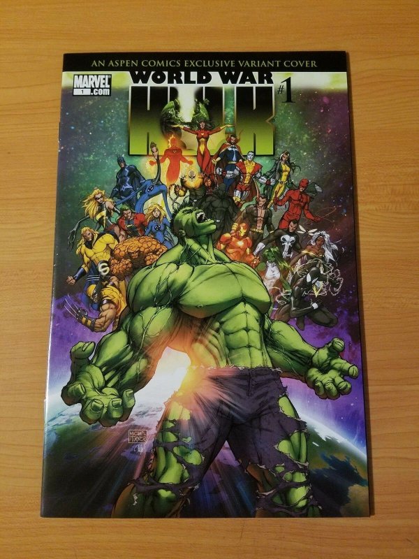 World War Hulk #1 Aspen Comics Variant ~ NEAR MINT NM ~ (2007, Marvel Comics)