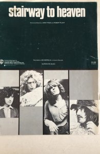 Stairway to Heaven-1972-sheet music,C all my sheet!