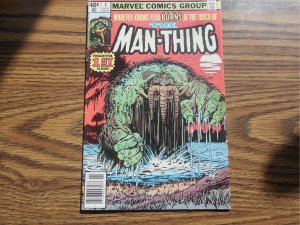 MAN-THING #1 KEY ORIGIN RETOLD  JIM MOONEY ART WOW!!! 6.5 OR BETTER