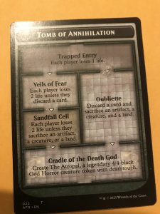 TOMB OF ANNIHILATION token : Magic the Gathering / Adventures in Forgotten Realm