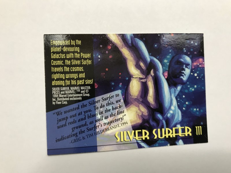 SILVER SURFER #111  card : 1994 Marvel Masterpieces, NM; Hilderbrandt art