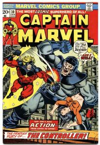 CAPTAIN MARVEL #30 1973-STARLIN-THANOS SAGA-NICE COPY