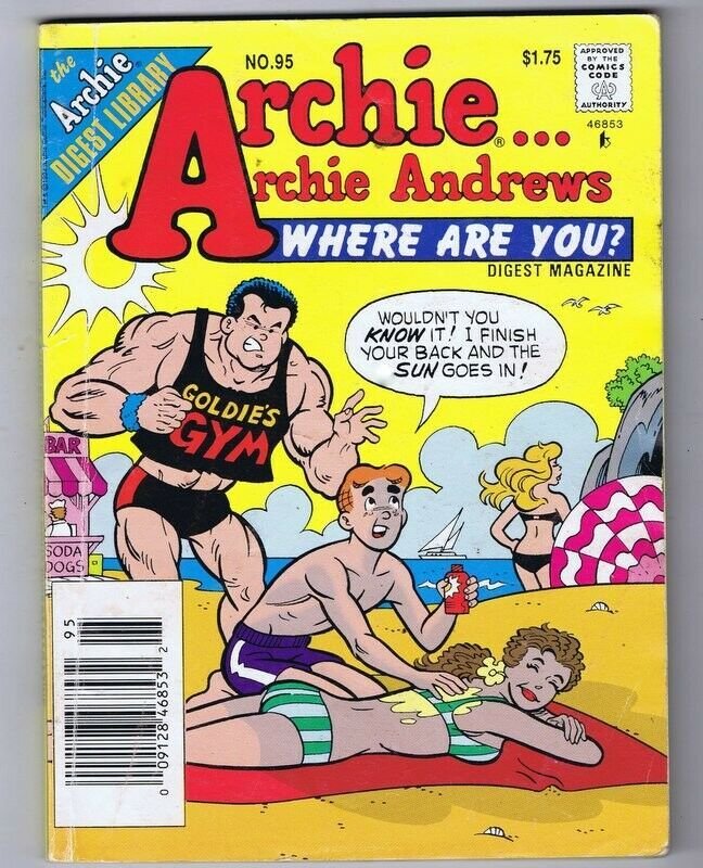 Archie Andrews Where Are You Digest 95 Original Vintage 1994 Archie 9019