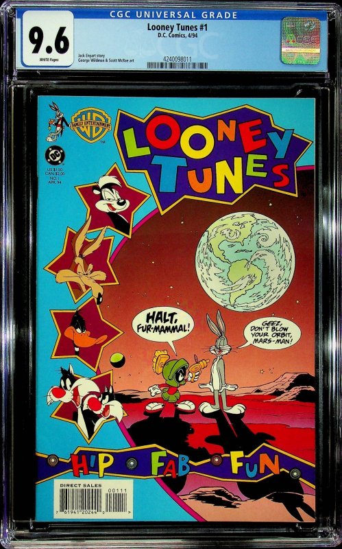 Looney Tunes #1 (1994) - CGC 9.6 - Cert#4240098011