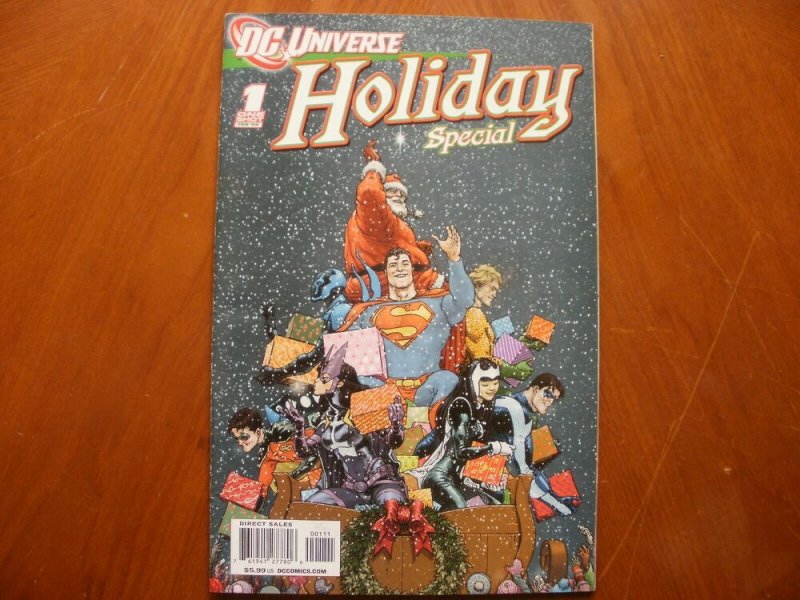 DC Universe HOLIDAY SPECIAL #1 Comic (2008 One-Shot Christmas) The Man in Red