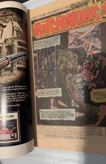Swamp Thing #3 (1973)Bernie Wrightson art and cover