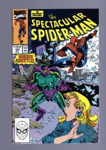 Spectacular Spider-Man #164 - Sal Buscema Cover Art. Kingpin App. (9.2) 1990