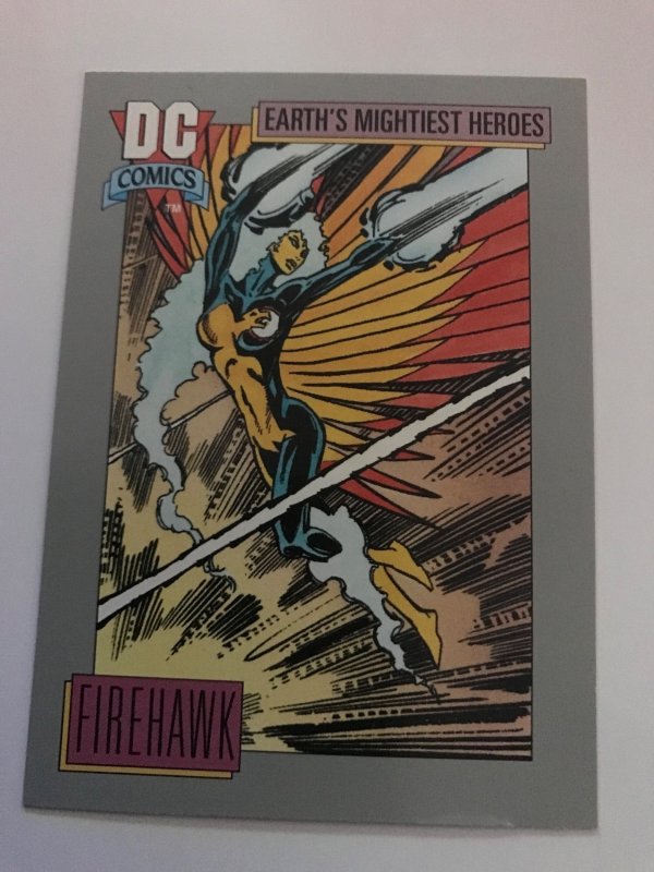 FIREHAWK #49 card : 1992 DC Universe Series 1, NM/M, Impel; Firestorm