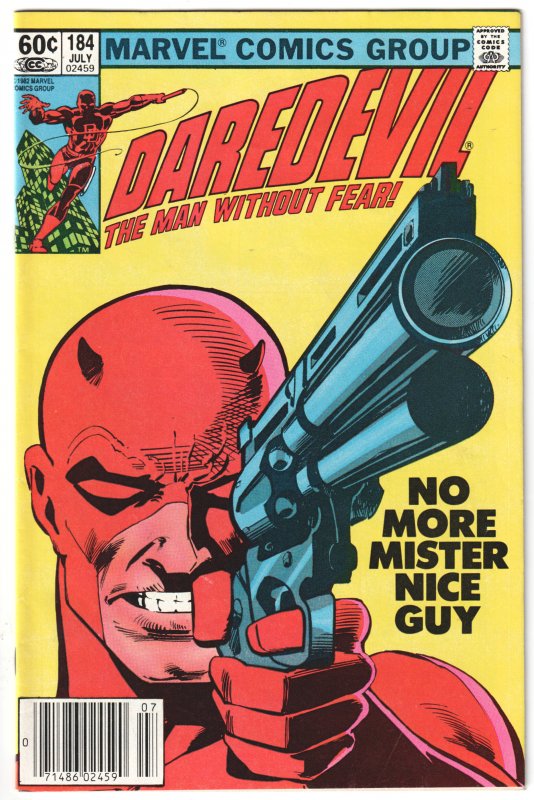 Daredevil #184 (1982) Punisher appearance