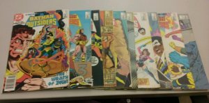 Batman and the outsiders 14-24 movie run set collection vs  dc comics superman