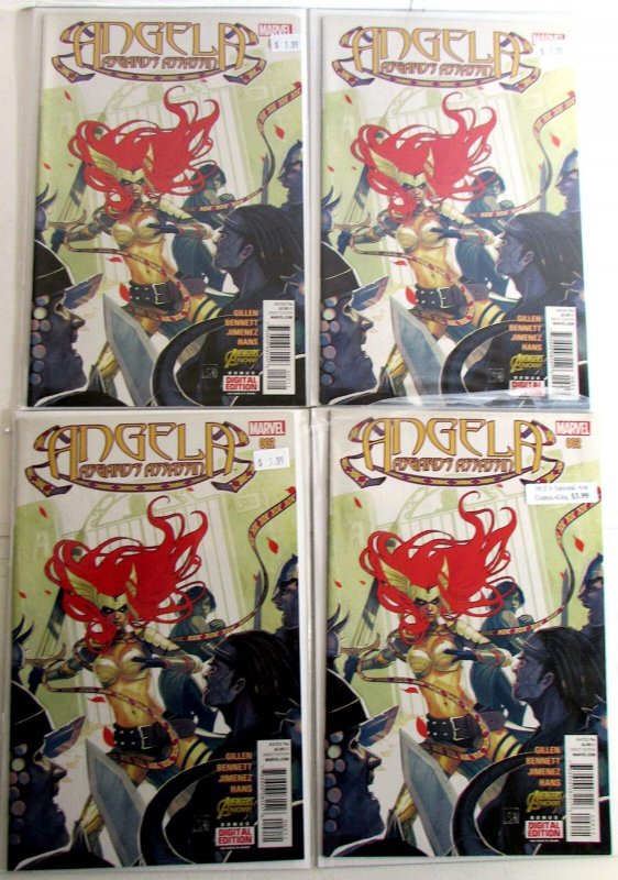Angela Asgard's Assassin Lot of 4 #2 x4 (2015) Marvel 1st Print Comic Books