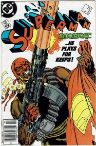 Superman #4 (1987 v2) John Byrne 1st Bloodsport Suicide Squad FN