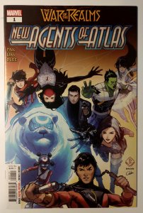 War of the Realms: New Agents of Atlas #1 (9.4, 2019) 1st App Aero, Luna Snow...