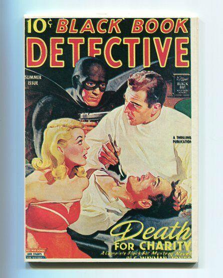 BLACK BOOK DETECTIVE-REPRODUCTION-LIMITED EDITION-DEATH FOR CHARITY-SUMMER