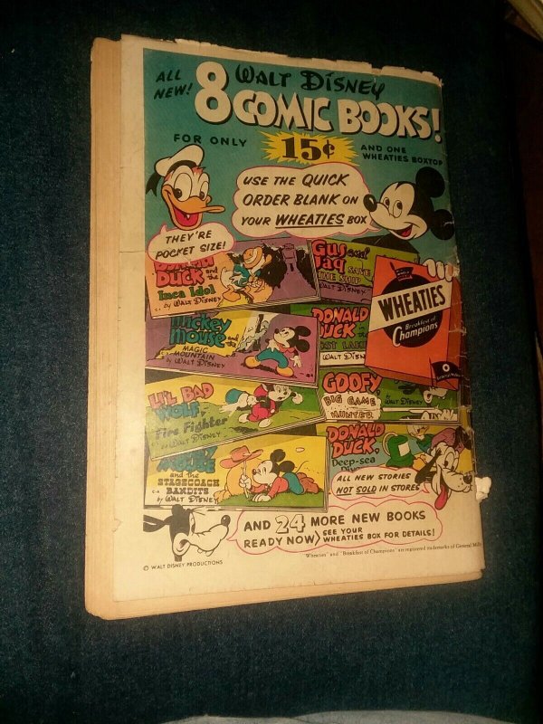 LEADING SCREEN COMICS #50 dc comics 1951 PETER PORKCHOPS golden age funny animal 