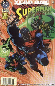 SUPERMAN: MAN OF STEEL ANNUAL (1992 Series) #4 NEWSSTAND Good Comics Book