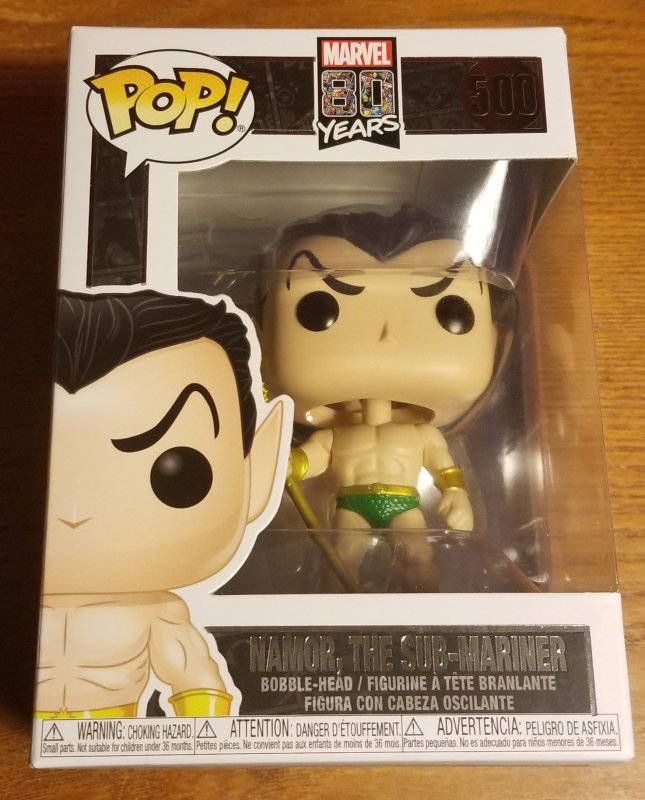 Funko Pops Marvel 80 Years Namor #500