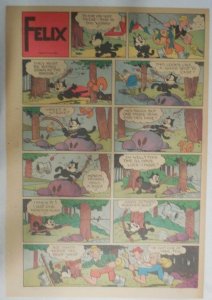 Felix The Cat Sunday Page by Otto Mesmer from 10/13/1940 Size: 11 x 15 inches