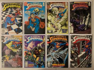 Adventures of Superman comics lot #441-490 + 2 annuals 49 diff avg 7.0 (1988-92)