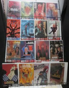 BLACK WIDOW (MARVEL 2014) COLLECTION! 15 BOOKS VF-NM Edmondson/Norton