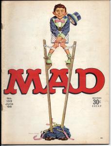 Mad No. 103, , June, 1966 (VG-)