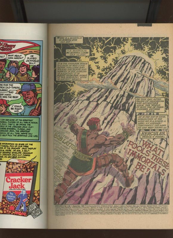 (1982) Hercules #1: BRONZE AGE! KEY ISSUE! DIRECT! COMBINED SHIPPING! (9.0/9.2)