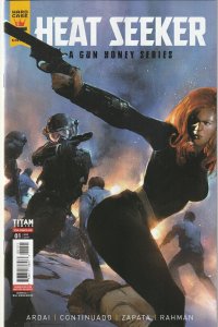 Heat Seeker Gun Honey Series # 1 Cover B NM Titan [Q4]