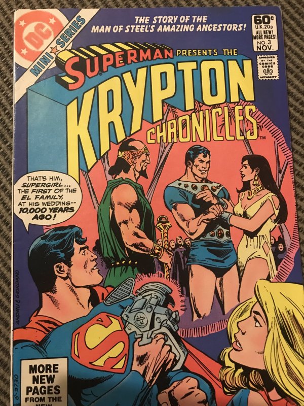 SUPERMAN Presents The Krypton Chronicles #3 : DC 11/81 Fn/VF; mini