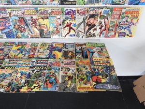 Huge Lot 150+ Silver/Bronze Comics W/ Daredevil, Hulk, +More! See desc