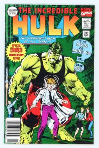 Incredible Hulk #393 Peter David Foil Cover Newsstand  VF