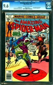 Amazing Spider-Man #177 CGC Graded 9.6 Green Goblin, Silvermane App.