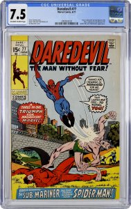 Daredevil #77 CGC Graded 7.5