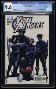 Young Avengers #6 CGC NM+ 9.6 White Pages 1st Cassie Lang as Stature!