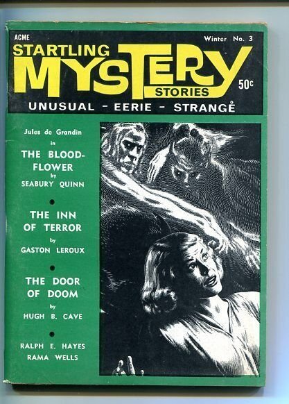 STARTLING MYSTERY STORIES- WINTER-#3-1966-VF-CAVE- QUINN-VIRGIL FINDLAY COVER VF