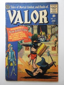 Valor #2 (1955) EC Comics Solid VG- Condition!