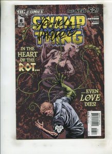 SWAMP THING #6 (9.2) SIGNED BY YANICK PAQUETTE!! 2012