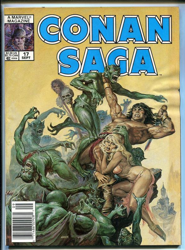 CONAN SAGA BARGAIN LOT OF 4 1988-MARVEL-STAN LEE-ISSUES #14-#15-#16-#17