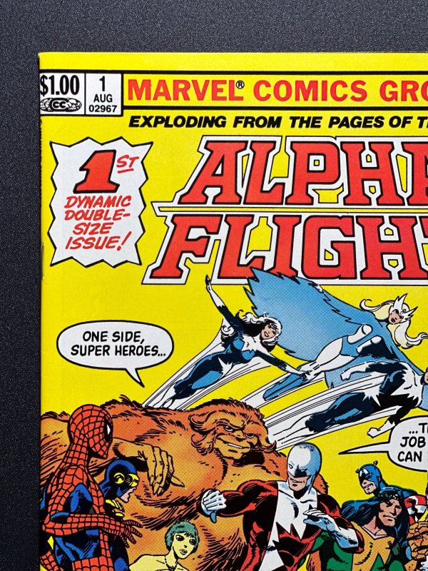 Alpha Flight #1 (1983) Newsstand - Many 1st App John Byrne! - VF+/NM!!