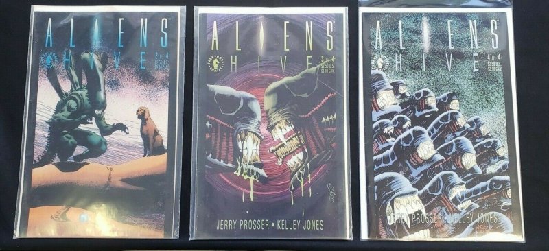 ALIENS 3PC (VF) KELLY JONES #2-4, HIVE 1992