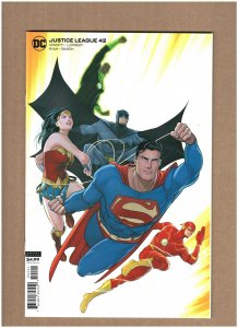 Justice League #42 DC Comics 2020 Janin Cardstock Variant Superman NM- 9.2 