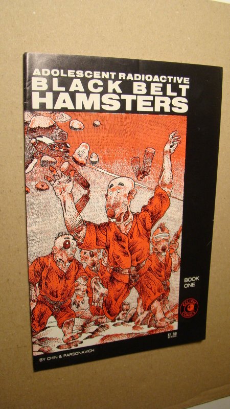 ADOLESCENT RADIOACTIVE BLACKBELT HAMSTERS 1 *HIGH GRADE* TMNT RIPOFF SPOOF