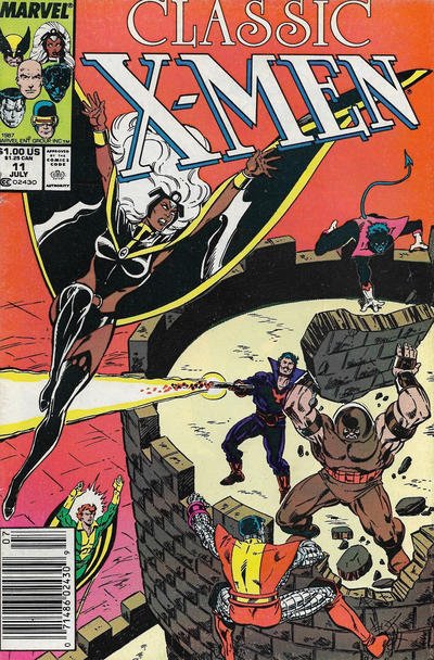 Classic X-Men #11 (Newsstand) VG ; Marvel | low grade comic Art Adams 103 Jugger