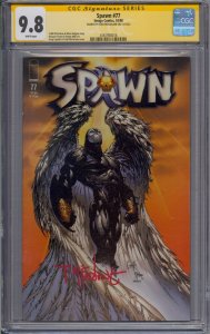 SPAWN #77 CGC 9.8 SS SIGNED MCFARLANE WHITE PAGES