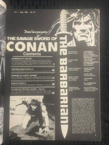 1982 SAVAGE SWORD OF CONAN Magazine #76 FN 6.0 John Buscema