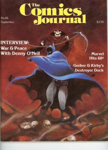 Comics Journal #66  F  1981  Denny O'Neil Interview!