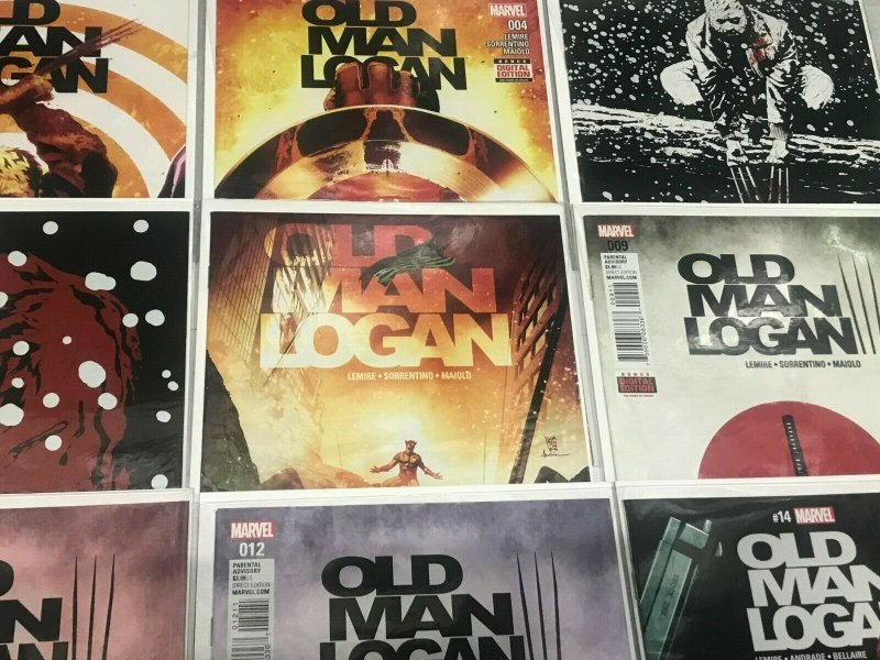 OLD MAN LOGAN#2-26 NM LOT (20 BOOKS) 2016 JEFF LEMIRE MARVEL COMICS