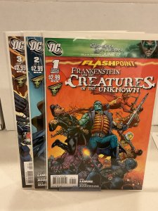 Flashpoint: Frankenstein and the Creatures of the Unknown Complete Set 1,2,3