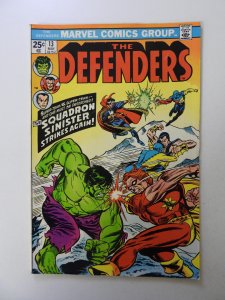 The Defenders #13 (1974) FN+ condition MVS intact