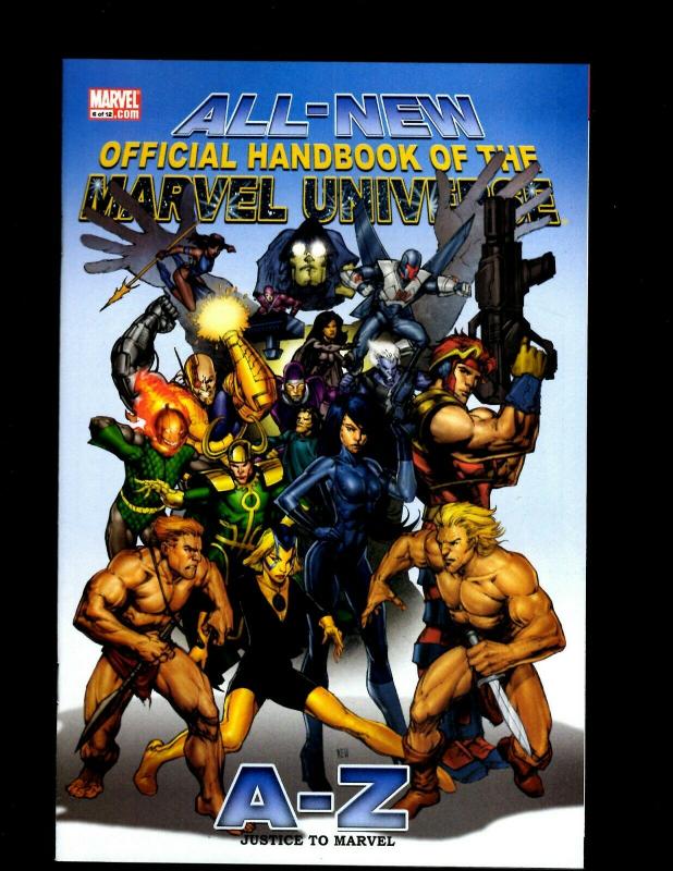 12 Marvel Comics Handbook 1 3 4 5 6 10 Warhead 9 Underworld 1 Angel 1 2 4 5 EK11